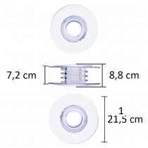 Husqvarna naaimachine spoeltjes, 9mm hoog, 21mm breed